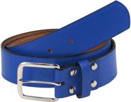 men's leather baseball belts - unisex adult sizing for stylish accessories logo