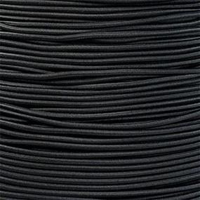 img 3 attached to 🧶 USA-Made 1/8 Inch Shock Cord by PARACORD PLANET - Available in 10, 25, 50, and 100 Feet (Black, 100 Feet)