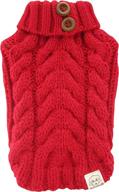 🐶 foufou dog red urban knit sweater – size medium логотип