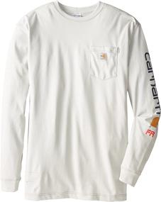 img 1 attached to 👕 Carhartt X Large Graphic T-Shirt with Enhanced Resistance