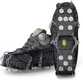 img 4 attached to VOROAR Crampons Climbing Grippers Microspikes Outdoor Recreation