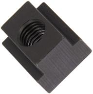 🔧 te-co 41401 black oxide t-slot nut pack of 5 - 1/4"-20 tpi, 1/4" height x 9/16" width x 5/16" table slot logo