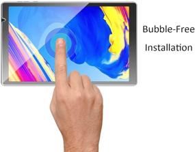 img 1 attached to 🔍 Orzero (2 шт.) Закаленное стекло для защиты экрана для планшета VANKYO MatrixPad S20 (10 дюймов) - твердость 9H, HD антицарапающее покрытие, полное покрытие с изогнутыми краями 2.5D - пожизненная замена включена