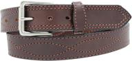 🔩 rugged mens harness leather work belt: essential men's accessory in belts logo