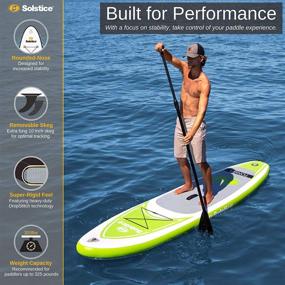 img 3 attached to Solstice Inflatable Stand-Up Paddle Board: Versatile, Durable, and Performance-Enhancing, Perfect for All Skill Levels!