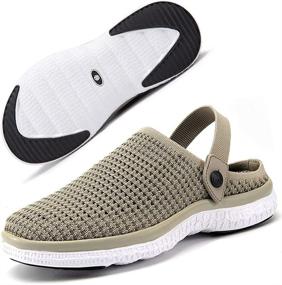 img 3 attached to 👞 ZUSERIS Men's Breathable Comfort Walking Slippers Shoes