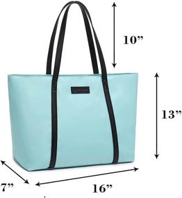 img 3 attached to 👜 Tote Bag for Women, Women's Laptop Bag for Work, Beach Handbag - Ideal Bags for Teachers