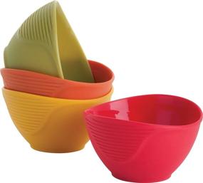 img 4 attached to 🥣 Trudeau Silicone Pinch Bowls Set: Versatile and Convenient Kitchen Essential