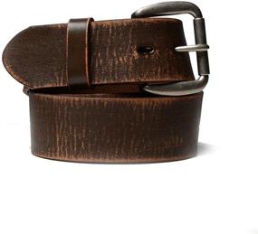 img 3 attached to Bed Stu Unisex Hobo Rustic Men's Accessories for Belts