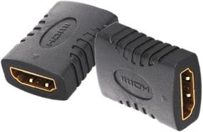 img 1 attached to 🔌 6 Pack of High-Speed HDMI Female to Female Coupler Connector Adapter Extenders