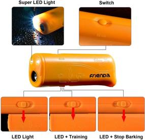 img 3 attached to 🐶 Yellow Frienda LED Ultrasonic Dog Trainer 3-in-1 Device – Stop Barking & Handheld Dog Training – Stop Bark