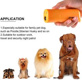 img 1 attached to 🐶 Yellow Frienda LED Ultrasonic Dog Trainer 3-in-1 Device – Stop Barking & Handheld Dog Training – Stop Bark