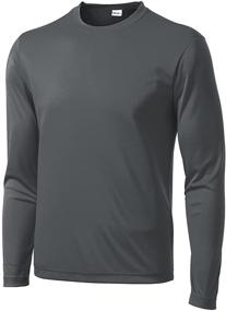 img 2 attached to Opna Moisture Wicking Athletic Black L Men's Clothing for Active