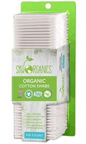 img 4 attached to 🌿 Sky Organics Large Pack of 500 ct. Organic Cotton Swabs— Cruelty-Free, Biodegradable, Chlorine-Free & Hypoallergenic