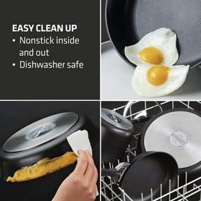 img 2 attached to 🍳 Комплект посуды Circulon Symmetry Hard Anodized Nonstick с противней - 11 предметов, черный: Необходимость в кухне