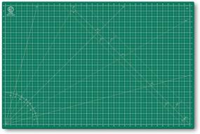 img 4 attached to 🔪 KC GLOBAL A1 (36x24) Self-Healing Cutting Mat (Dark Green) - Durable, Reversible, Eco-Friendly, Non-Slip. High-Quality Desk Mat for Crafters, Quilters, and Hobbyists