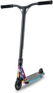 🛴 enhanced xspec pro stunt kick scooter: neo chrome purple/blue or matte black finish w/ freestyle bmx handlebars, 110mm wheels & abec-7 bearings логотип