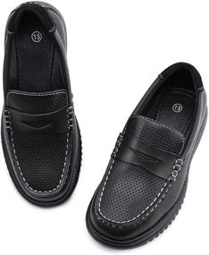 img 1 attached to 👞 Starmerx Loafers: Stylish & Comfortable Casual School Moccasin Boys' Shoes