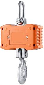 img 3 attached to Klau 1000kg 2000lb Digital Hanging Scale for Farm Factory - 🌀 Heavy Duty Crane Scale & Smart Measuring Tool in Vibrant Orange Color