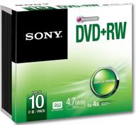 📀 sony 10dpw47r2 4x 4.7 gb dvd+rw discs 10-pack - improved seo logo