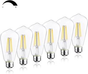 img 4 attached to 💡 TORCHSTAR Dimmable Enclosed Filament Bulb: A Perfect Equivalent for Vintage Lighting