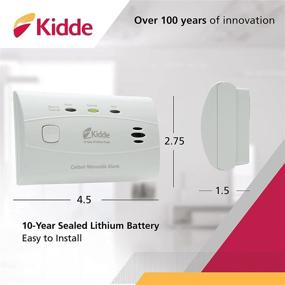 img 2 attached to Enhanced Kidde Worry-Free Carbon Monoxide Detector Alarm: 10 Year Sealed Battery, Model C3010 with Improved SEO