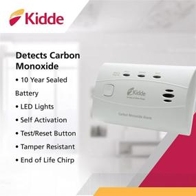 img 3 attached to Enhanced Kidde Worry-Free Carbon Monoxide Detector Alarm: 10 Year Sealed Battery, Model C3010 with Improved SEO