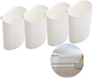 🔧 versatile hanging cup holder and organizer for office, kitchen, and home - white-1 логотип