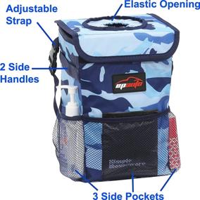 img 2 attached to Epauto Waterproof Trash Pockets Camouflage