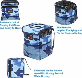 img 1 attached to Epauto Waterproof Trash Pockets Camouflage