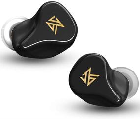 img 2 attached to 🎧 TWS наушники True Wireless Bluetooth 5.0 с микрофоном - KZ-Z1 HiFi стерео наушники в ушах, гарнитуры с динамическими динамиками 10 мм, легкие спортивные наушники для мобильного телефона (черные)