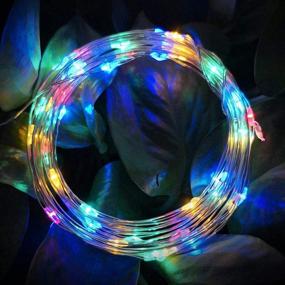 img 1 attached to 🎉 Alkbo Battery String Lights: 10Ft 30LEDs Fairy Lights for Bedroom Wedding Party Christmas Halloween (Colors)