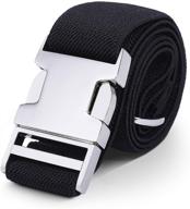 👧 welrog toddler kids adjustable buckle belt- stylish elastic silver buckle belts for girls and boys logo