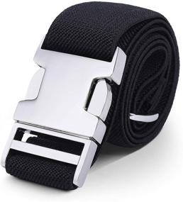 img 4 attached to 👧 WELROG Toddler Kids Adjustable Buckle Belt- Stylish Elastic Silver Buckle Belts for Girls and Boys