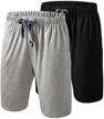 pajama shorts viscose breathable pockets men's clothing and sleep & lounge logo