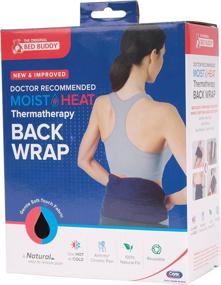 img 1 attached to 🔥 Снимите спину, шею и мышечную боль с помощью упаковки Bed Buddy Back Wrap Heat Pad - подогреваемая и увлажняющая подушка - в комплекте холодный компресс.