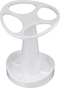 img 3 attached to 🚿 Amazon Basics 4-Piece Bathroom Accessories Set: Stylish & Sleek in Smooth White