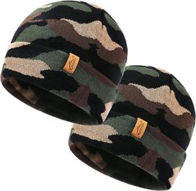 img 4 attached to Rajputana Unisex Winter Beanie Camouflage Outdoor Recreation in Hiking & Outdoor Recreation Clothing