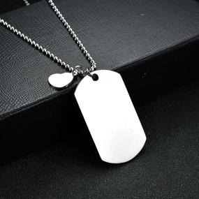 img 1 attached to To My Son from MOM: A Special Dog 👩 Tag Necklace Gift for a Beloved Son's Birthday and Graduation