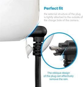 img 1 attached to Arlo Power Cable 30 Ft/9M & Charger Cables - Compatible with Arlo Pro/Pro 2/Arlo GO - Weatherproof Outdoor/Indoor Arlo Cords - No Charging Required