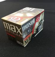 maxell 110 minute cassette discontinued manufacturer logo