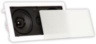 🎭 theater solutions lcr525: compact white in-wall speaker for home theater center channel logo