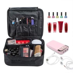 img 1 attached to Professional Cosmetic Organizer by Travel SourceTon