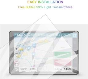 img 3 attached to 📱 Защитная пленка для экрана навигатора Garmin RV 1090 10 дюймов - закаленное стекло против взрывов, твердость 9H, антибликовое и устойчивое к царапинам, защита сенсорного экрана с четким изображением HD