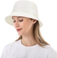 waterproof bucket hats for men: stylish outdoor fisherman sun caps in assorted colors by docila логотип