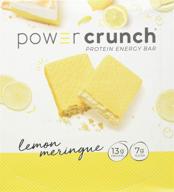bionutritional research group power crunch protein energy bar - lemon meringue flavor - 12 count (16.8oz) (480g) logo