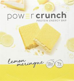 img 4 attached to Bionutritional Research Group Power Crunch Protein Energy Bar - Lemon Meringue Flavor - 12 Count (16.8oz) (480G)