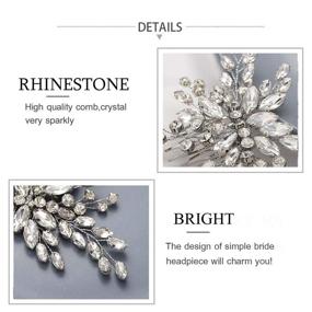 img 3 attached to Catery Wedding Rhinestones Crystal Accessories