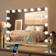 hompen makeup lighted dimmable portrait bath logo