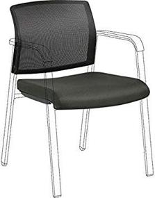 img 1 attached to Lorell LLR30945 Stackable Fabric Chair